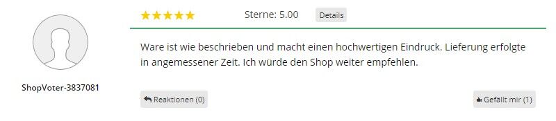 Bewertung schweissfachhandel24.de