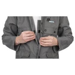 Weldas Arc Knight Schweißerjacke Grau 2-teilig