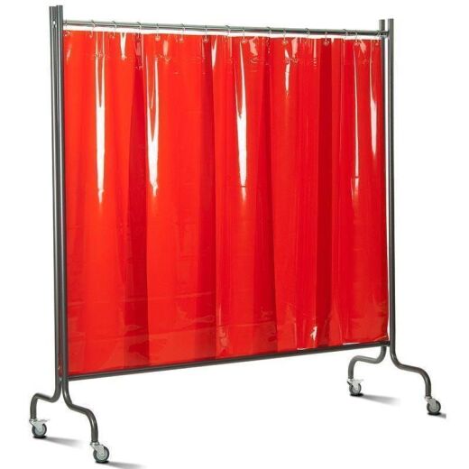 Schweißvorhang Rot Orange nach DIN EN ISO 25980 Schweißervorhang Anfindo 
