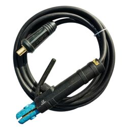 Schwei&szlig;kabel mit Elektrodenhalter 16 mm&sup2;, 9 mm Dorn, L&auml;nge 4 m