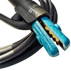 Schwei&szlig;kabel mit Elektrodenhalter 25 mm&sup2;, 9 mm Dorn, L&auml;nge 4 m