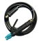 Schwei&szlig;kabel mit Elektrodenhalter 25 mm&sup2;, 9 mm Dorn, L&auml;nge 4 m