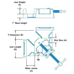 Strong Hand Tools WAC22 2-Achs-Schwei&szlig;schraubstock