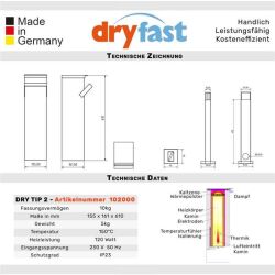 Dryfast DRY - TIP 2 Elektrodentrockner