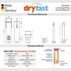 Dryfast WED 1/350 Elektrodentrockner