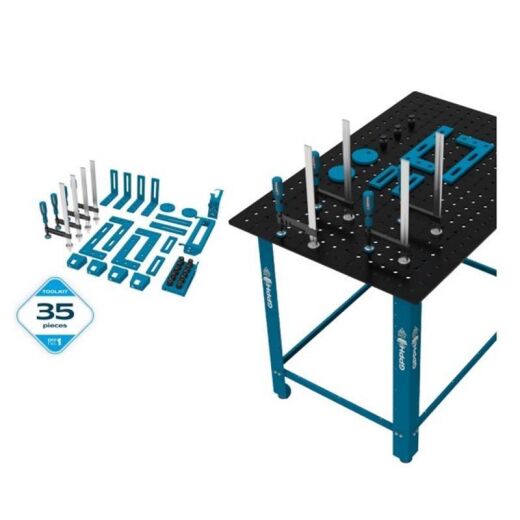 GPPH DIY Nr. 1 Schwei&szlig;tisch Zubeh&ouml;r Set &Oslash; 16 mm, 35-teilig