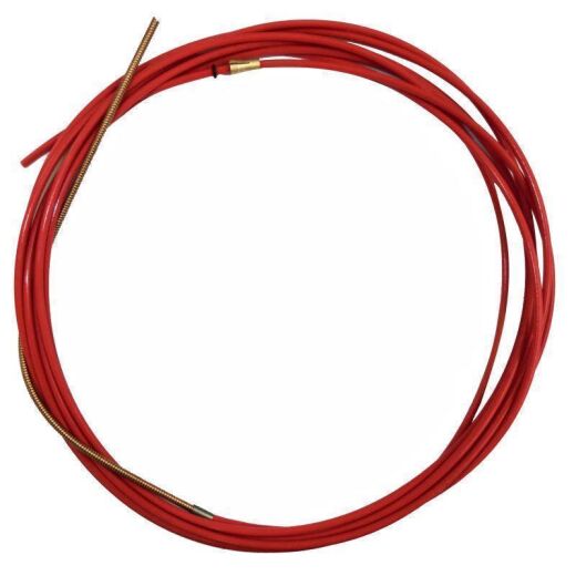 Teflonseele 1,0 mm rot PTFE-Alu 4,5 m