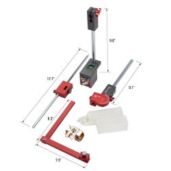 Strong Hand Tools RHM200 Rundloch Markierer mit Magnetfu&szlig;  f&uuml;r Rohre