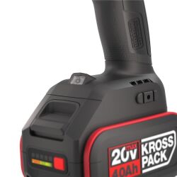 Kress 20V Akku Schlagbohrschrauber 70Nm mit 2x 4.0Ah Akku &amp; Stapelbox - KUC31.2
