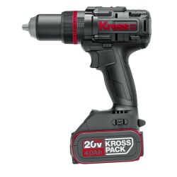 Kress 20V Akku Schlagbohrschrauber 150Nm mit 2x 4.0Ah Akku &amp; Stapelbox - KUC35