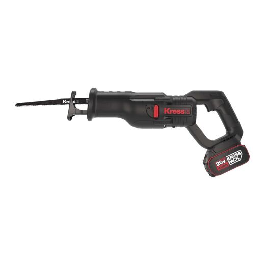Kress 20V Akku S&auml;bels&auml;ge 29 mm mit 2x 4.0Ah Akku &amp; color box - KUE01