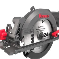 Kress 20V Akku Handkreiss&auml;ge 140mm mit 2x 4.0Ah Akku &amp; color box - KUE11