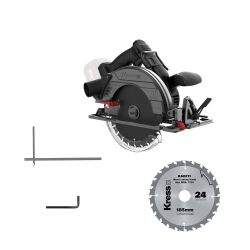 Kress 20V Akku-Handkreiss&auml;ge, 185 mm, 2*4.0Ah, Ladeger&auml;t 6A, Stapelkoffer - KUE15.9