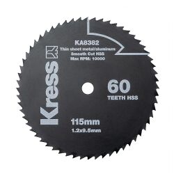 Kress 115mm 60T HSS blade - KA8382