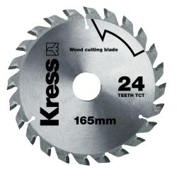 Kress 165mm 24T TCT blade - KA8208