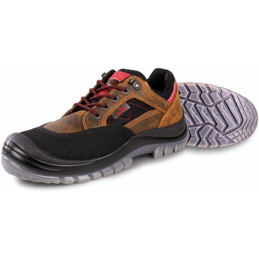Hase S3 Sicherheitsschuhe NEPAL BROWN aus gefettetem Nubukleder