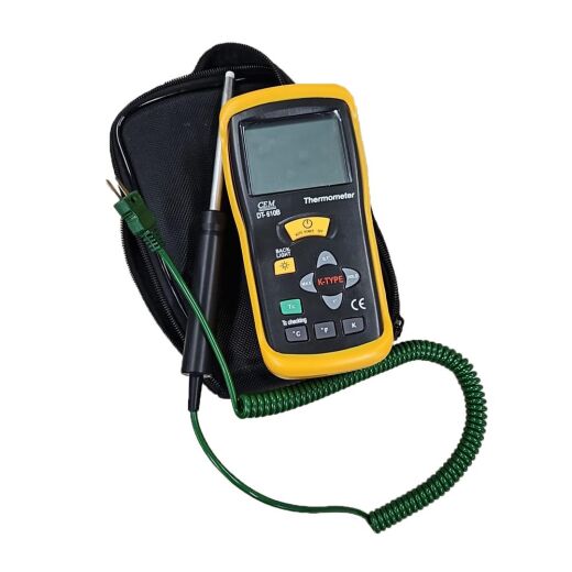 TVC Digital Sekundenthermometer, -50&deg;C bis +1300&deg;C mit Kalibrierungszertifikat