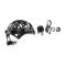 optrel IsoFit&reg; X Headgear Kopfband mit Einrastfunktion