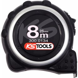 KS TOOLS Bandmaß mit Feststeller, schwarz-grau,...